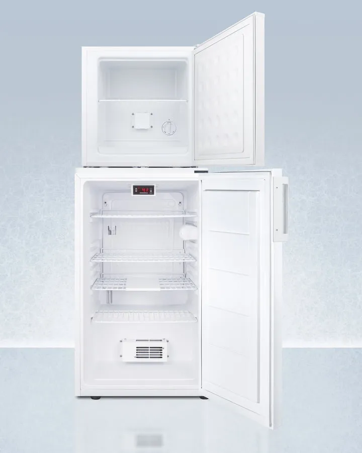 Summit FF511LFS24LSTACKPRO Ff511Lpro Auto Defrost All-Refrigerator With Digital Controls And Compact Manual Defrost Fs24Lpro All-Freezer With Stacking Rack, Both With Factory-Installed Probe Holes