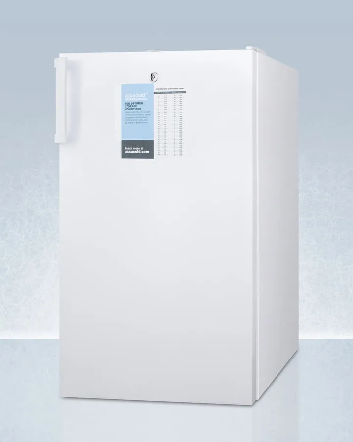 Summit FF511LPROADA Ada Compliant Auto Defrost All-Refrigerator With Lock, Interior Digital Thermostat, Fan, And Access Port For User-Provided Monitoring Equipment