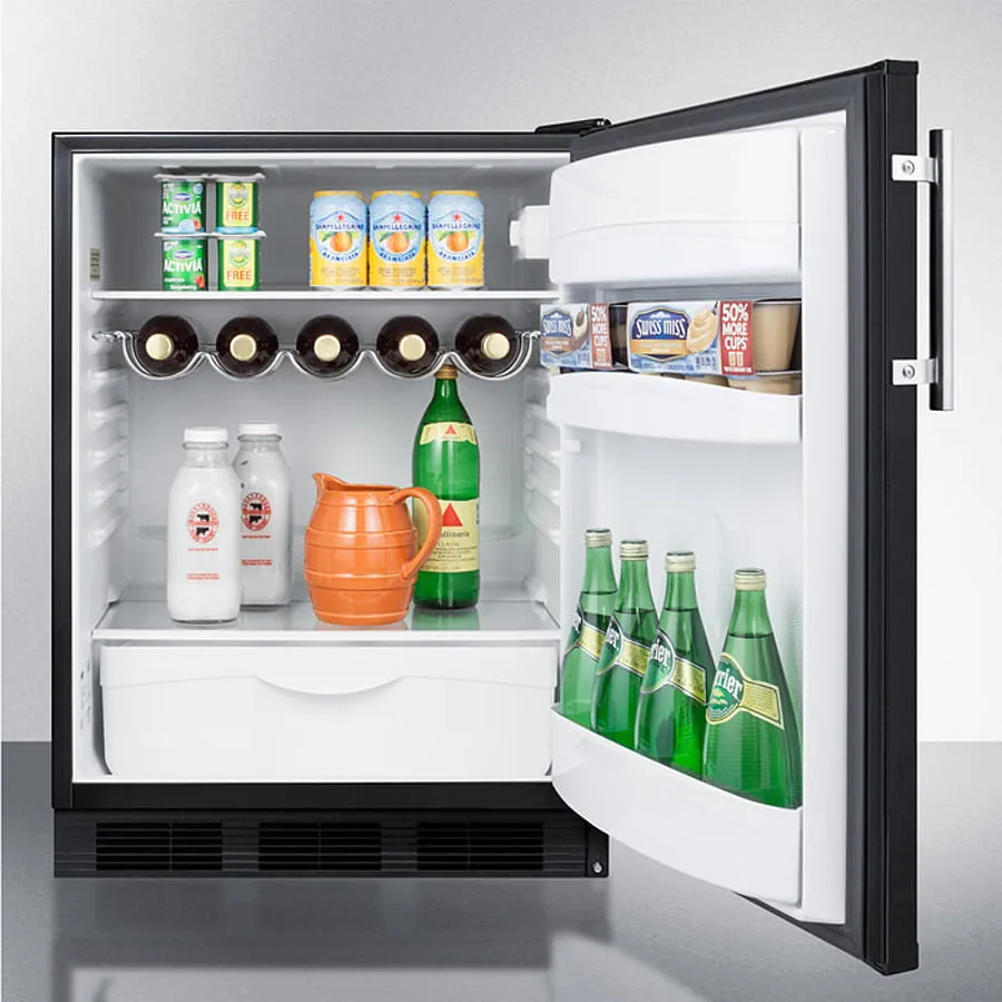 Summit FF63BKBI 24" Wide Built-In All-Refrigerator