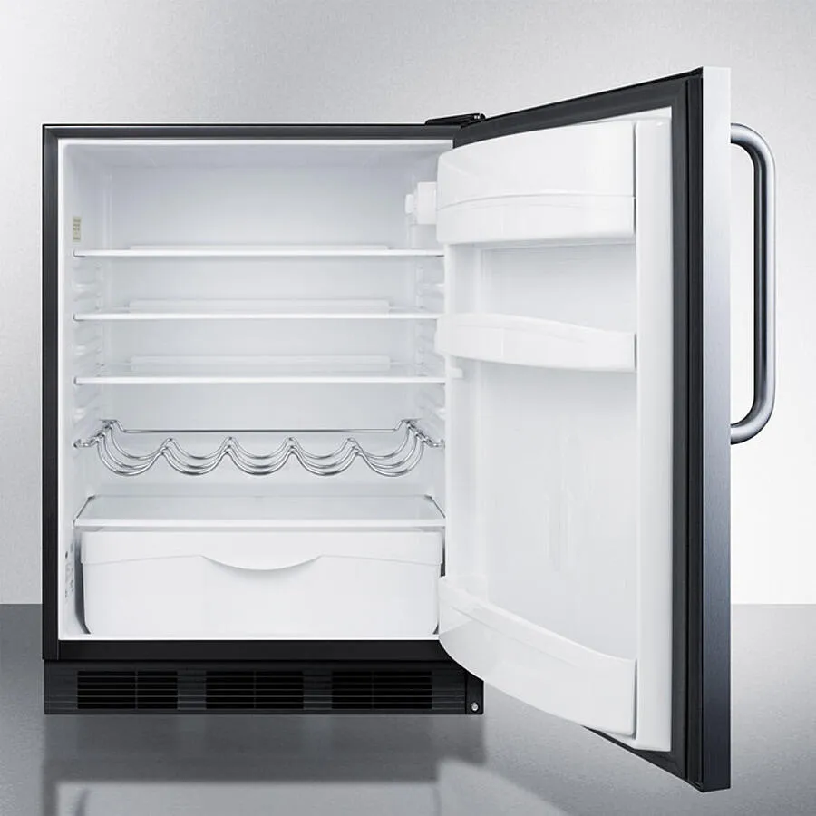 Summit FF63BKBISSTB 24" Wide Built-In All-Refrigerator