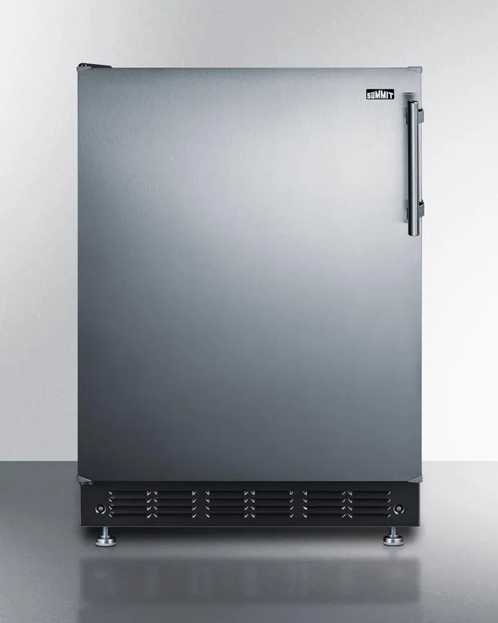 Summit FF6BK2SSRSLHD 24" Wide All-Refrigerator