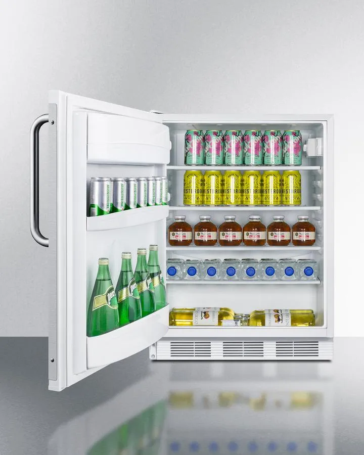 Summit FF6W7BZADALHD 24" Wide All-Refrigerator, Ada Height