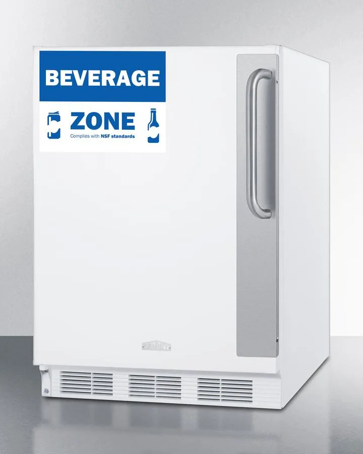 Summit FF6W7BZADALHD 24" Wide All-Refrigerator, Ada Height