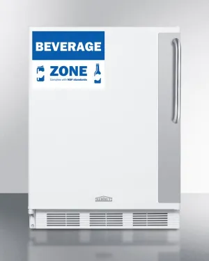 Summit FF6W7BZADALHD 24" Wide All-Refrigerator, Ada Height