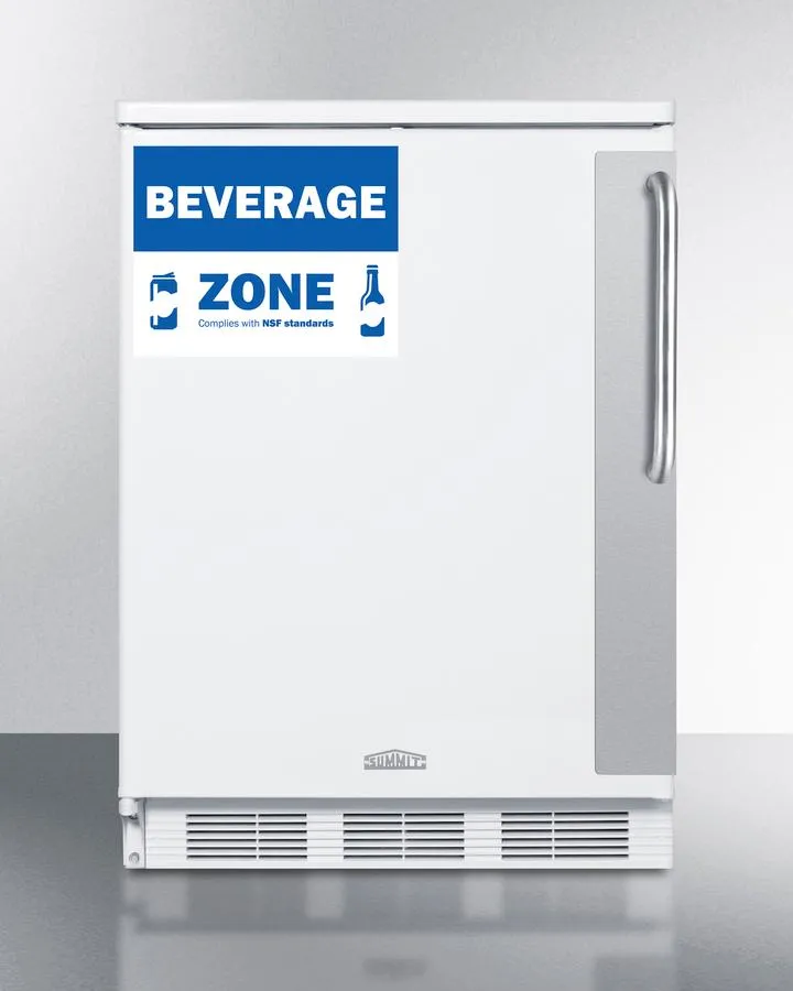 Summit FF6W7BZLHD 24" Wide All-Refrigerator