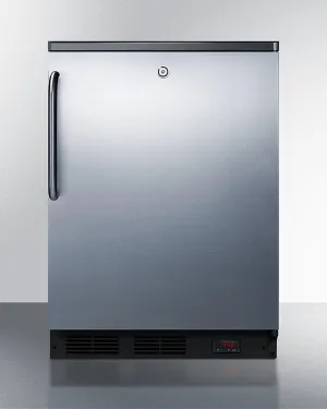 Summit FF7LBLKBIPUBSSTB 24" Wide Built-In Pub Cellar