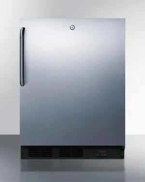 Summit FF7LBLPUBCSS Commercially Approved Built-In Undercounter Craft Beer Pub Cellar With Digital Thermostat And Stainless Steel Wrapped Exterior