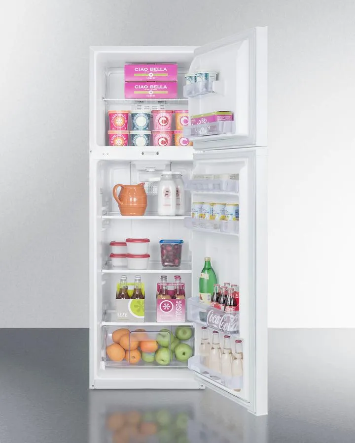 Summit FF946WLLF2 22" Wide Top Mount Refrigerator-Freezer