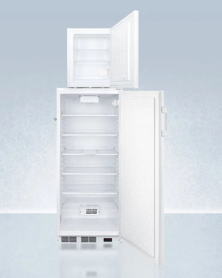 Summit FFAR10FS30LSTACKPRO Ffar10Pro 10.1 Cu.Ft. Auto Defrost All-Refrigerator With Digital Controls And Compact Manual Defrost Fs30Lpro All-Freezer With Stacking Rack, Both With Factory-Installed Probe Holes