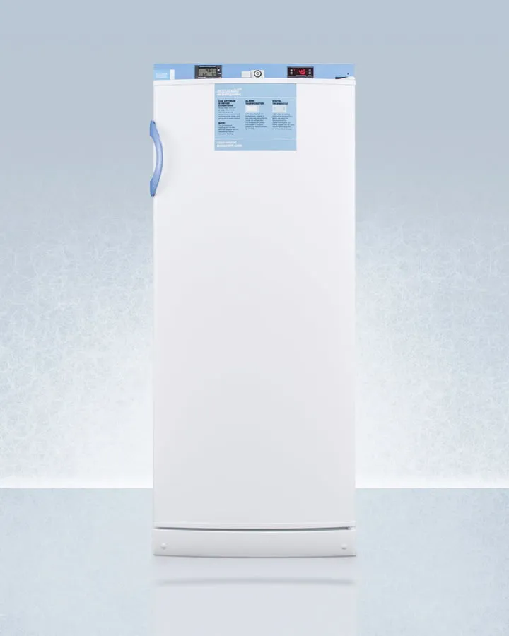 Summit FFAR10MED2 10.1 Cu.Ft. Upright Auto Defrost Medical/Scientific All-Refrigerator With Digital Thermostat And Nist Calibrated Thermometer/Alarm; Includes Front Lock, Hospital Grade Cord, And Internal Fan
