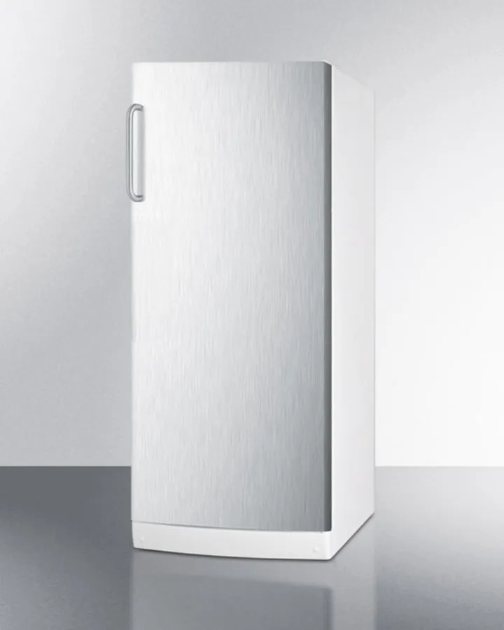 Summit FFAR10SSTBLOCKER 10.1 Cu.Ft. Medical All-Refrigerator With Nine Interior Locking Compartments And Stainless Steel Door
