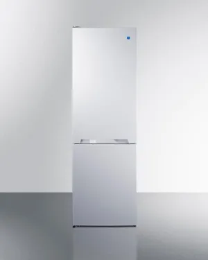 Summit FFBF121WLHD 24" Wide Wide Bottom Mount Refrigerator-Freezer