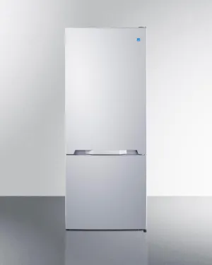 Summit FFBF151W 28" Wide Bottom Mount Refrigerator-Freezer