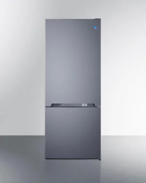 Summit FFBF154SS 28" Wide Bottom Mount Refrigerator-Freezer