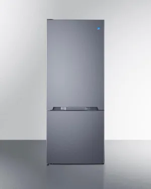 Summit FFBF154SSLHD 28" Wide Bottom Mount Refrigerator-Freezer