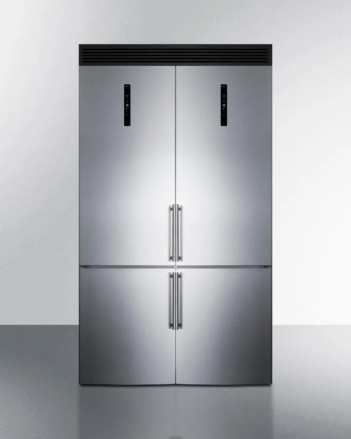 Summit FFBF181ES2KIT48 48" Wide Bottom Freezer Refrigerator Set