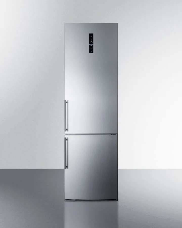 Summit FFBF181ESBIIM 24" Wide Built-In Bottom Freezer Refrigerator With Icemaker