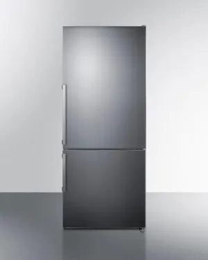 Summit FFBF284SSIM 28" Wide Bottom Freezer Refrigerator