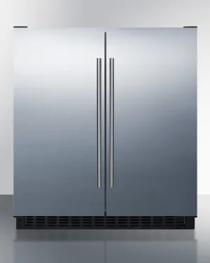 Summit FFRF3070BSS 30" Wide Built-In Refrigerator-Freezer