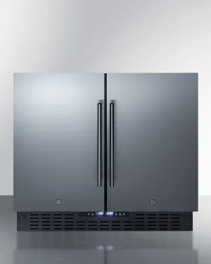 Summit FFRF36 36" Wide Built-In Refrigerator-Freezer