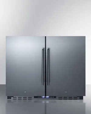 Summit FFRF36ADA 36" Wide Built-In Refrigerator-Freezer, Ada Compliant