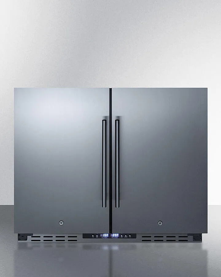 Summit FFRF36ADA 36" Wide Built-In Refrigerator-Freezer, Ada Compliant