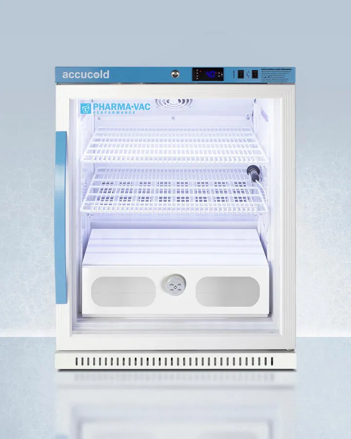 Summit LOCKBOXWKIT Interior Locking Compartment With Combination Lock And Front Windows For Use With Select Accucold And Summit Refrigerators