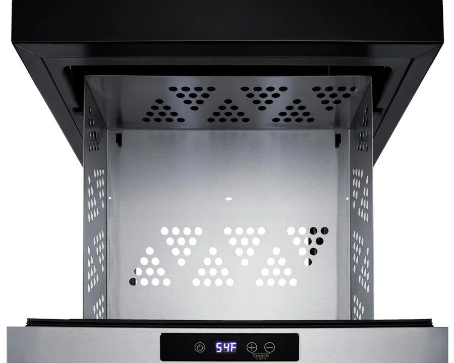 Summit LX1DPNR 18" Wide Built-In Beautifridge Cosmetics Refrigerated Drawer (Panel Not Included)