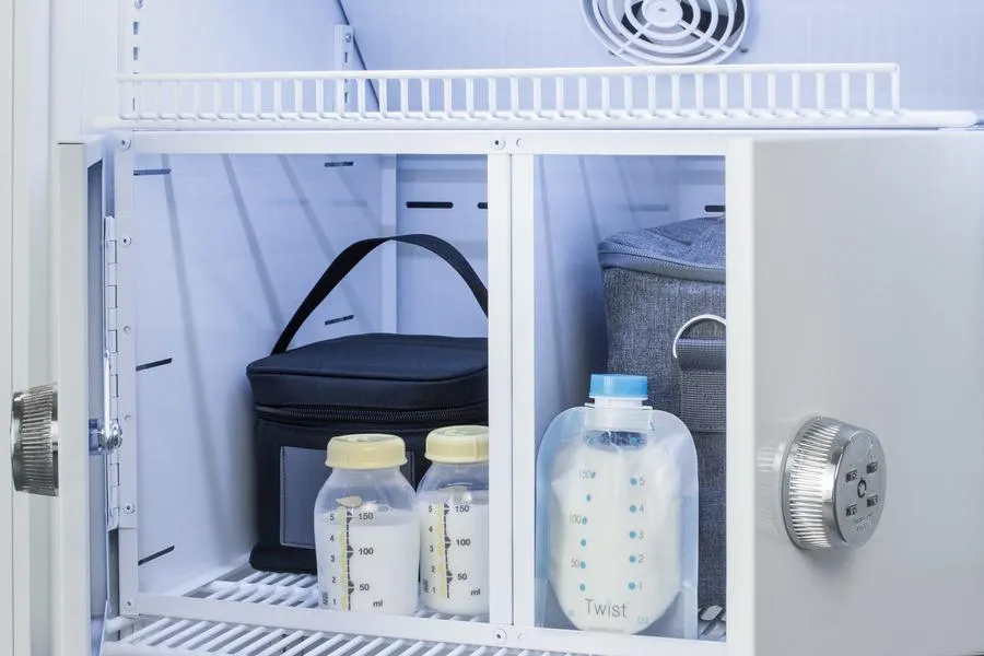 Summit MLRS62BIADAMCLK 6 Cu.Ft. Momcube Breast Milk Refrigerator, Ada Height