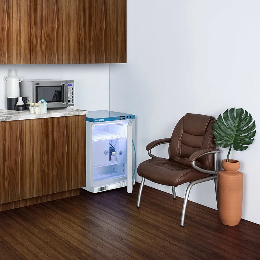 Summit MLRS6MCLK 6 Cu.Ft. Momcube Breast Milk Refrigerator, Ada Height