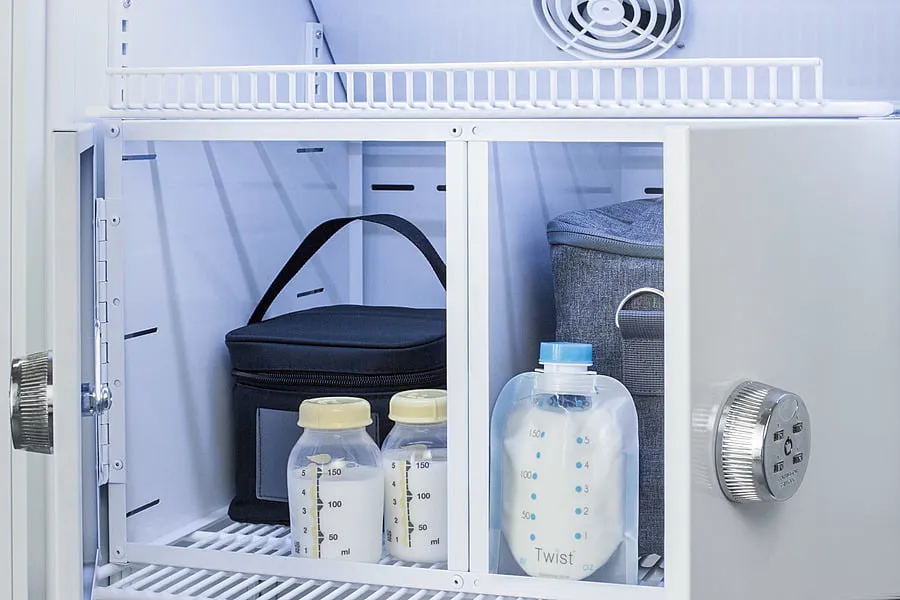 Summit MLRS6MCLK 6 Cu.Ft. Momcube Breast Milk Refrigerator, Ada Height