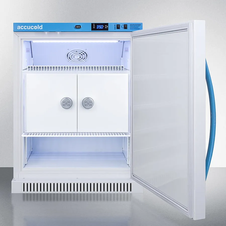 Summit MLRS6MCLK 6 Cu.Ft. Momcube Breast Milk Refrigerator, Ada Height