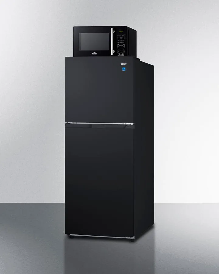 Summit MRF1087BA Microwave/Refrigerator-Freezer Combination With Allocator