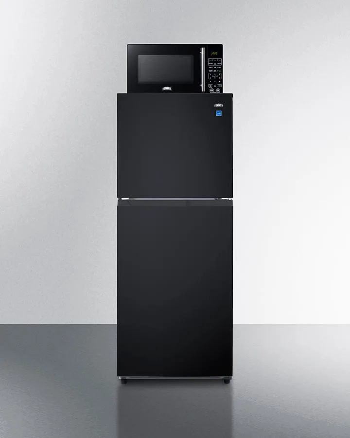 Summit MRF1087BA Microwave/Refrigerator-Freezer Combination With Allocator