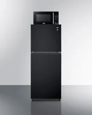 Summit MRF1087BA Microwave/Refrigerator-Freezer Combination With Allocator