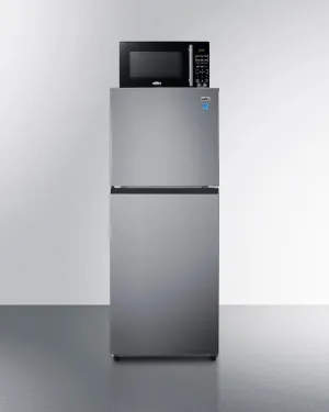 Summit MRF1089PLALHD Microwave/Refrigerator-Freezer Combination With Allocator