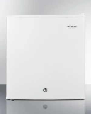 Summit S19LWH Compact Refrigerator-Freezer With Front-Mounted Lock For General Purpose Use; Replaces S19L