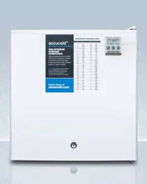 Summit S19LWHPLUS2 Compact Refrigerator-Freezer With Nist Calibrated Thermometer, Hospital Grade Cord, And Front-Mounted Lock For General Purpose Use; Replaces S19Lwhplus