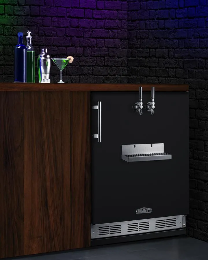 Summit SBC58BFRTP 24" Wide Front Tap Built-In Beer Kegerator