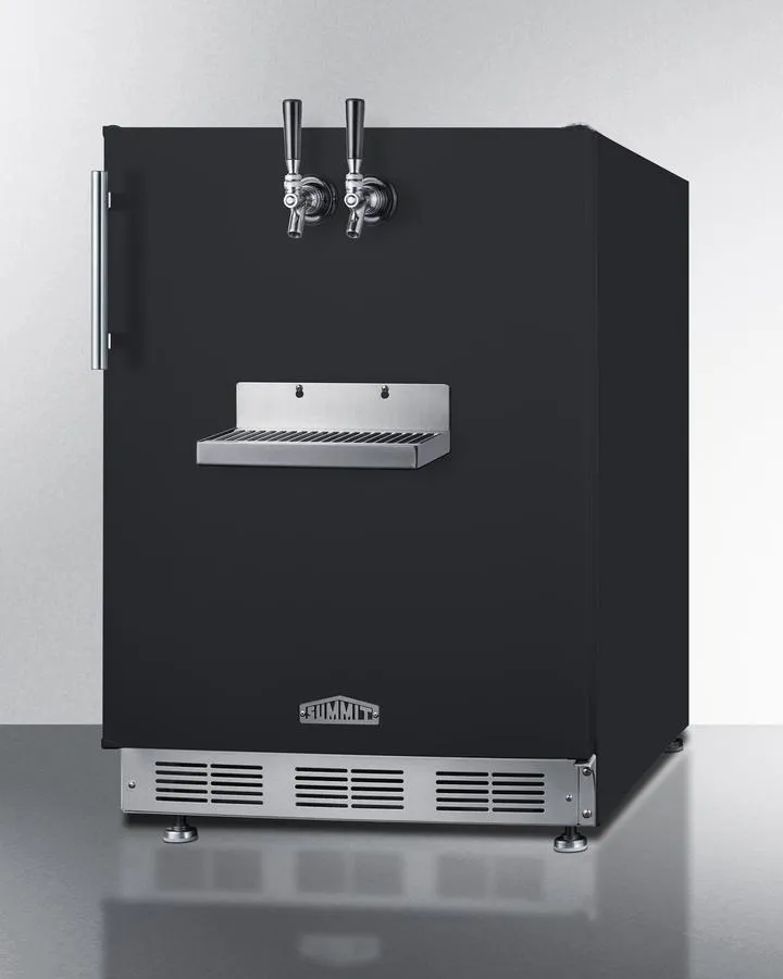 Summit SBC58BFRTP 24" Wide Front Tap Built-In Beer Kegerator