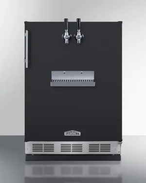 Summit SBC58BFRTP 24" Wide Front Tap Built-In Beer Kegerator