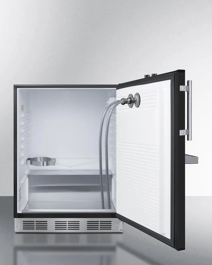 Summit SBC58BFRTPADA 24" Wide Front Tap Built-In Beer Kegerator, Ada-Compliant