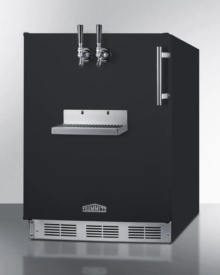 Summit SBC58BFRTPCFADALHD 24" Wide Front Tap Built-In Cold Brew Coffee Kegerator, Ada-Compliant