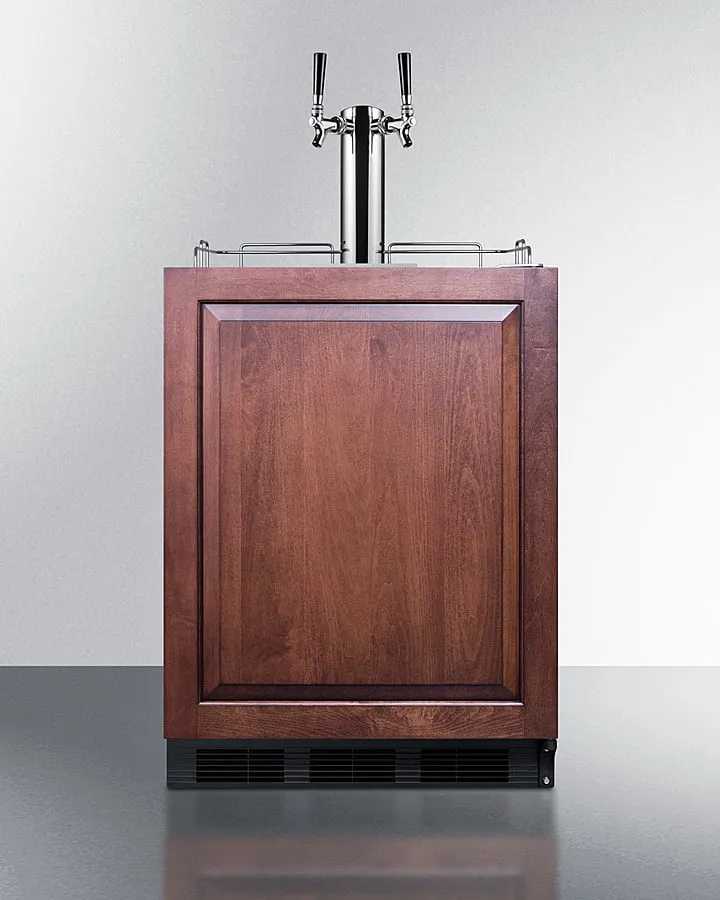 Summit SBC58BLBIADAIFCFTWIN 24" Wide Built-In Coffee Kegerator, Ada Compliant