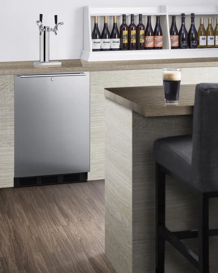 Summit SBC58BLBIADALOCK 24" Wide Built-In Kegerator, Ada Compliant