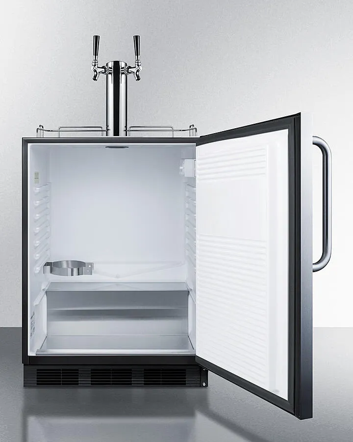 Summit SBC58BLBICSSADA 24" Wide Built-In Kegerator, Ada Compliant