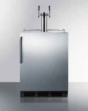Summit SBC58BLBICSSADA 24" Wide Built-In Kegerator, Ada Compliant