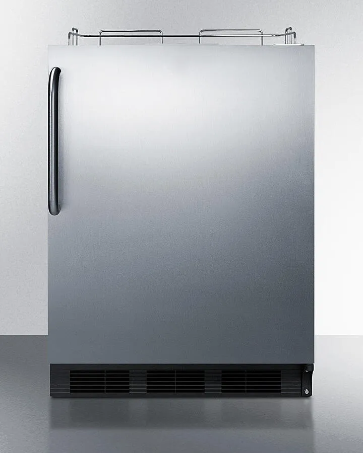 Summit SBC58BLBICSSADANK 24" Wide Built-In Kegerator, Ada Compliant