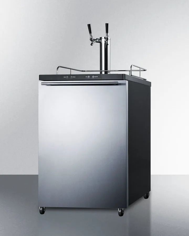Summit SBC635M7SSHHTWIN 24" Wide Kegerator