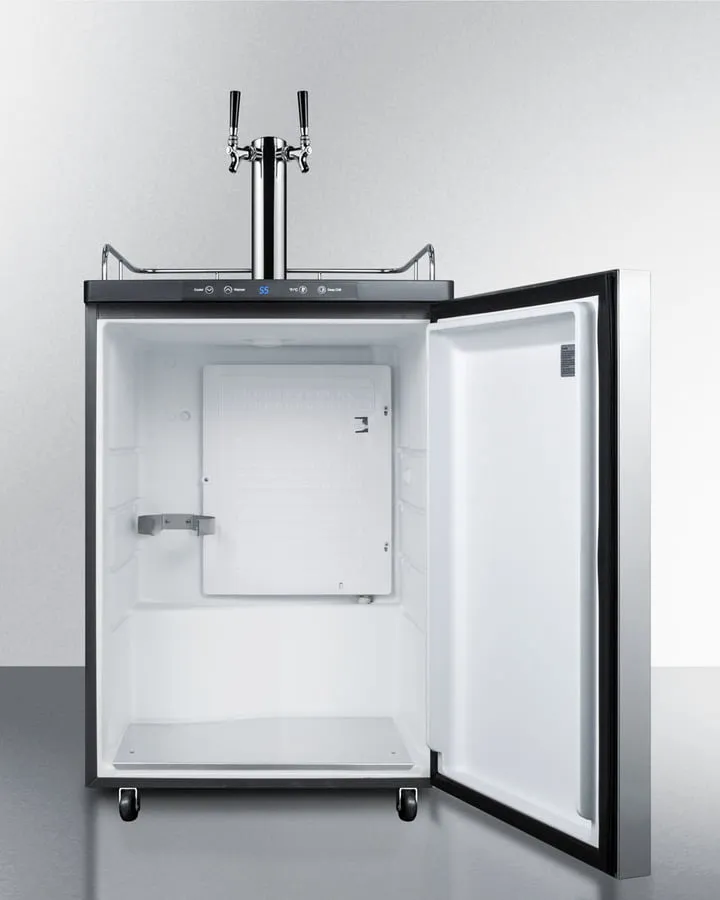 Summit SBC635M7SSHHTWIN 24" Wide Kegerator